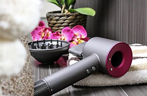 Secador iónico tipo dyson con accesorios