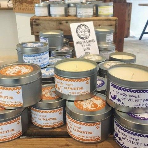 Velas en Lata - Tea and Roses
